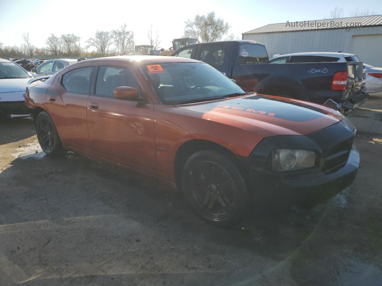 2006 Dodge Charger R/t Оранжевый vin: 2B3KA53H16H195245