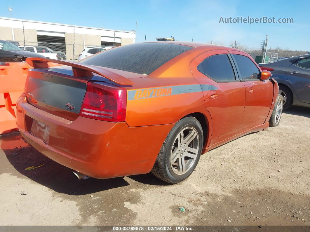 2006 Dodge Charger Rt Orange vin: 2B3KA53H16H255475