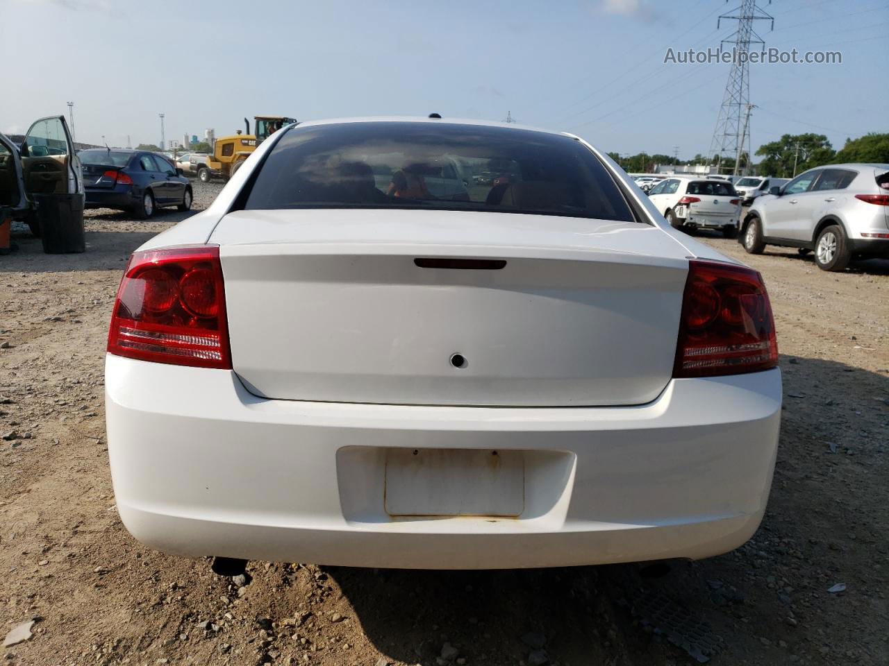 2006 Dodge Charger R/t White vin: 2B3KA53H26H183198