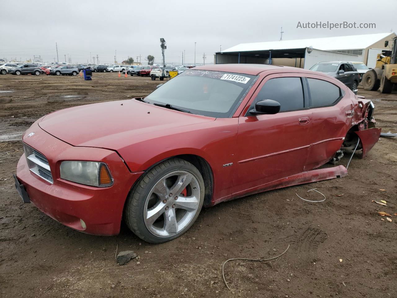 2006 Dodge Charger R/t Red vin: 2B3KA53H26H197313