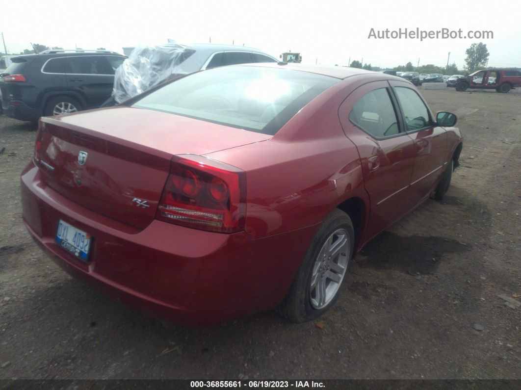 2006 Dodge Charger R/t Красный vin: 2B3KA53H26H254917