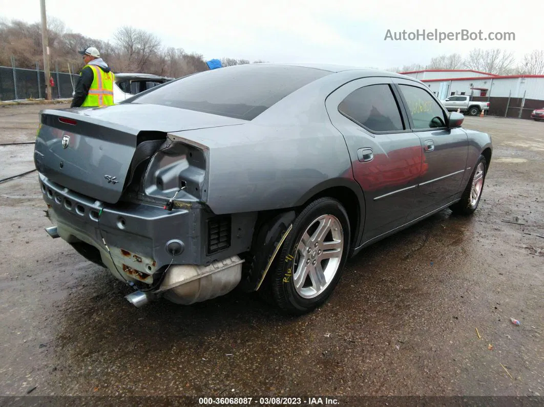 2006 Dodge Charger Rt Серый vin: 2B3KA53H26H276738