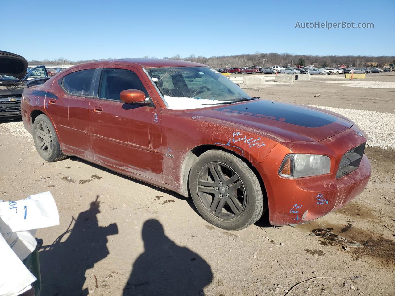 2006 Dodge Charger R/t Orange vin: 2B3KA53H26H279770