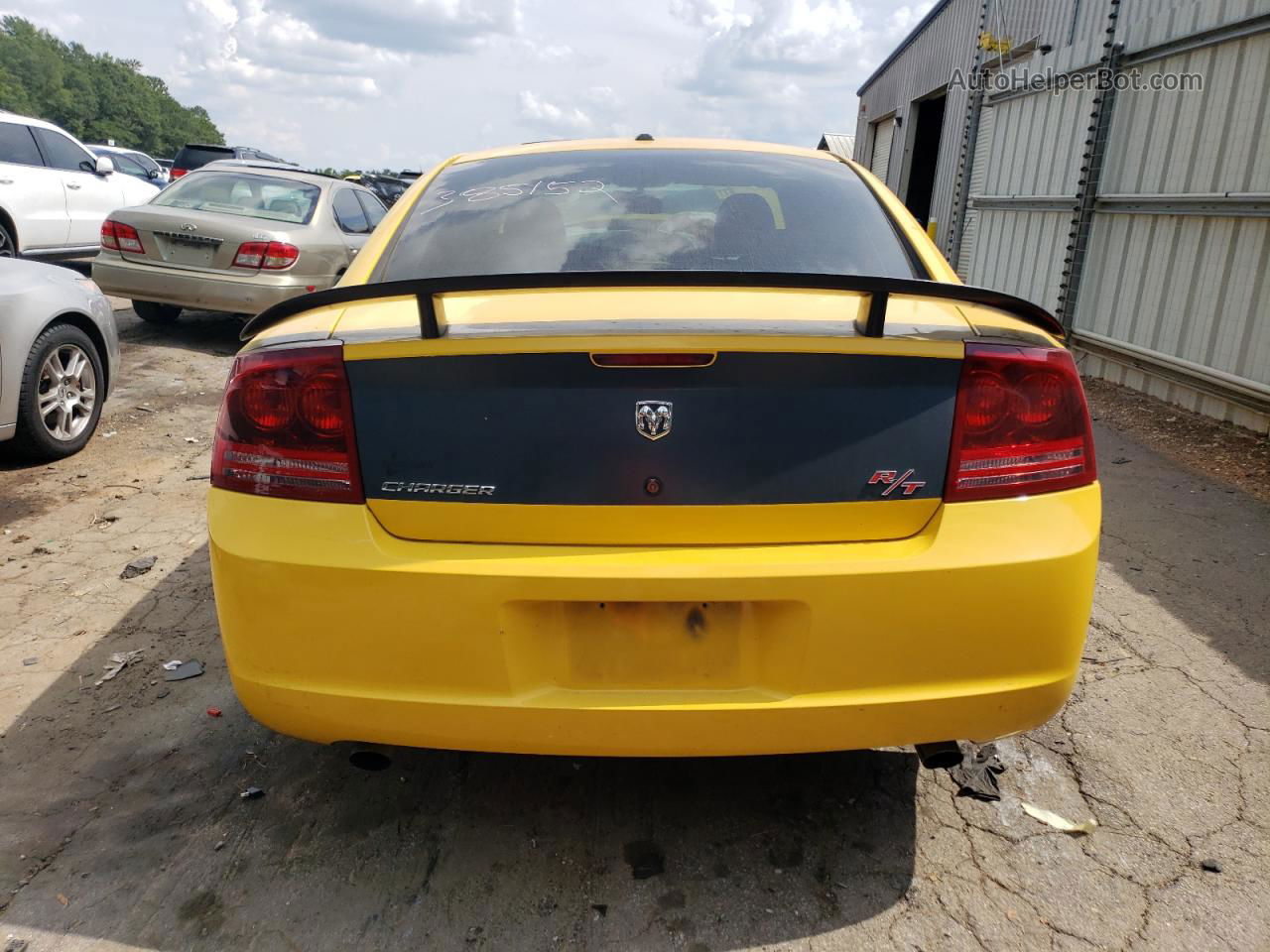 2006 Dodge Charger R/t Yellow vin: 2B3KA53H26H385152