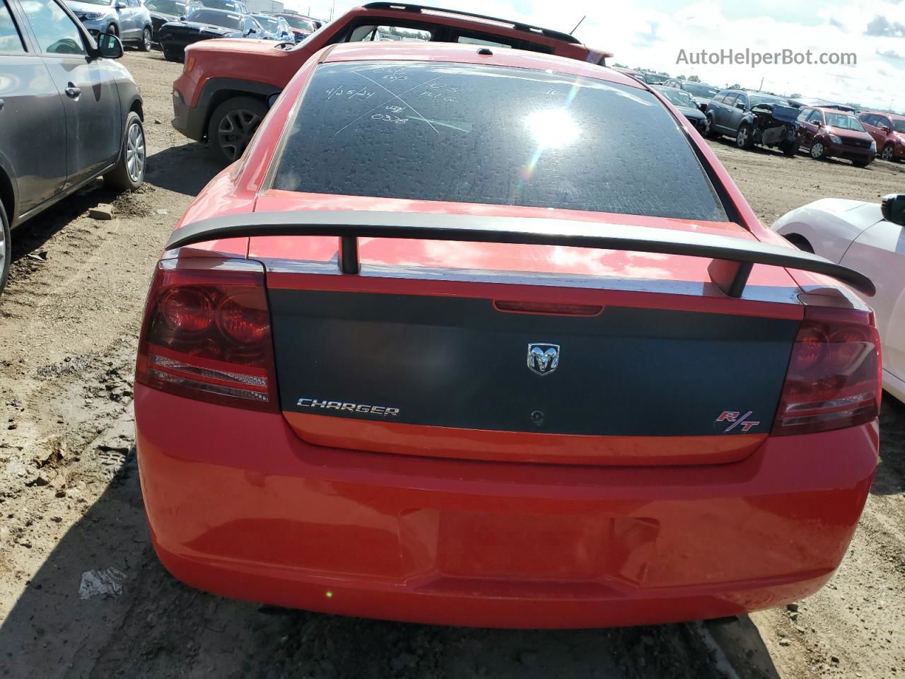 2006 Dodge Charger R/t Red vin: 2B3KA53H26H500378