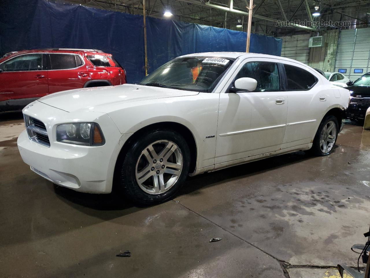 2006 Dodge Charger R/t Белый vin: 2B3KA53H36H255185