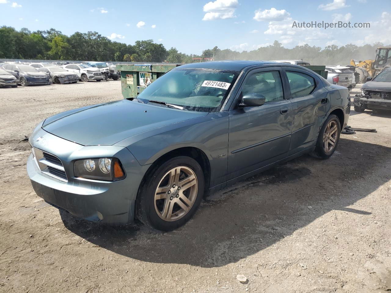 2006 Dodge Charger R/t Teal vin: 2B3KA53H46H255647