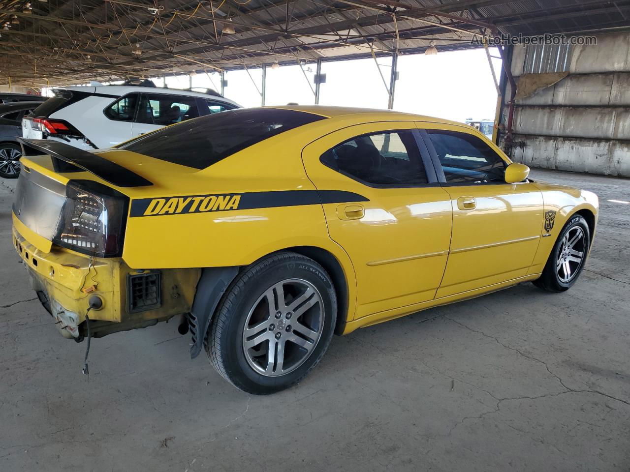 2006 Dodge Charger R/t Желтый vin: 2B3KA53H56H378910