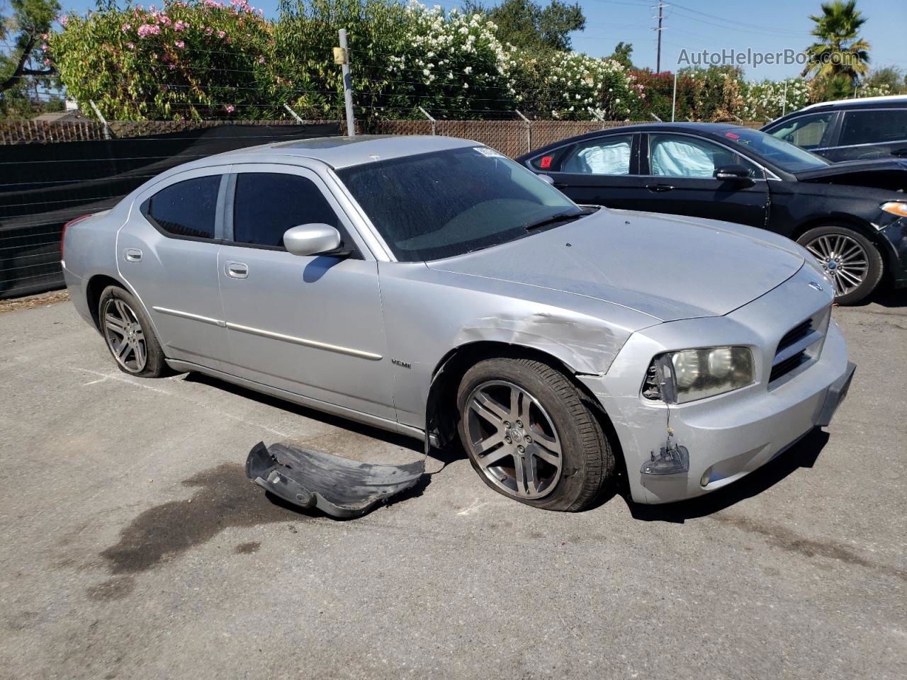 2006 Dodge Charger R/t Silver vin: 2B3KA53H56H437129