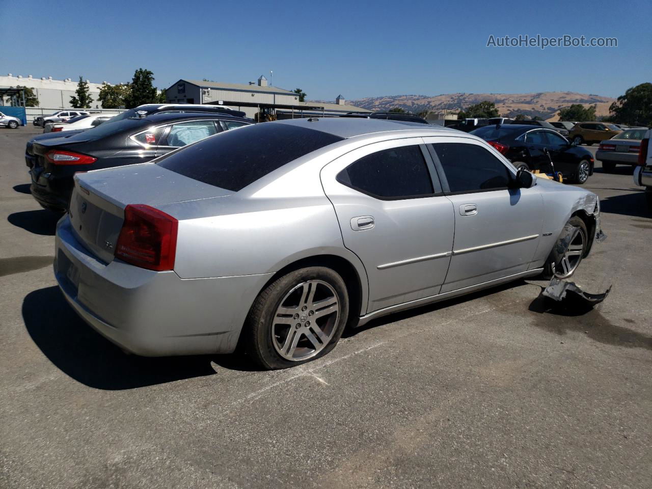 2006 Dodge Charger R/t Silver vin: 2B3KA53H56H437129