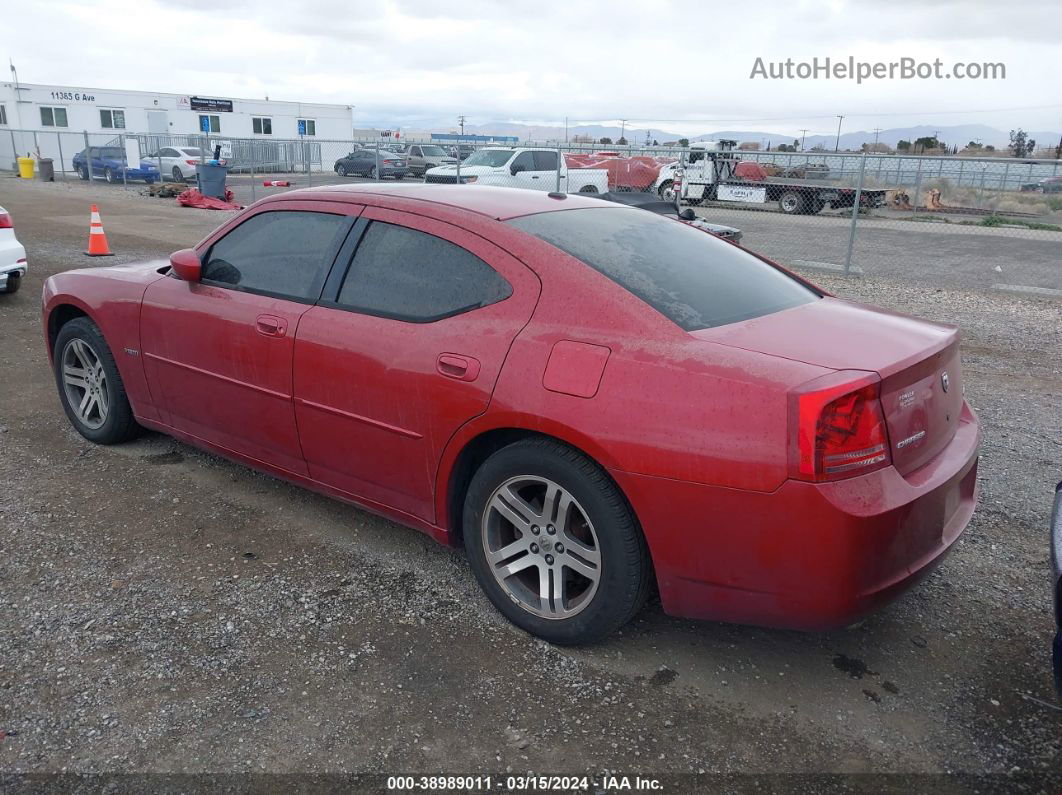 2006 Dodge Charger Rt Темно-бордовый vin: 2B3KA53H56H516817