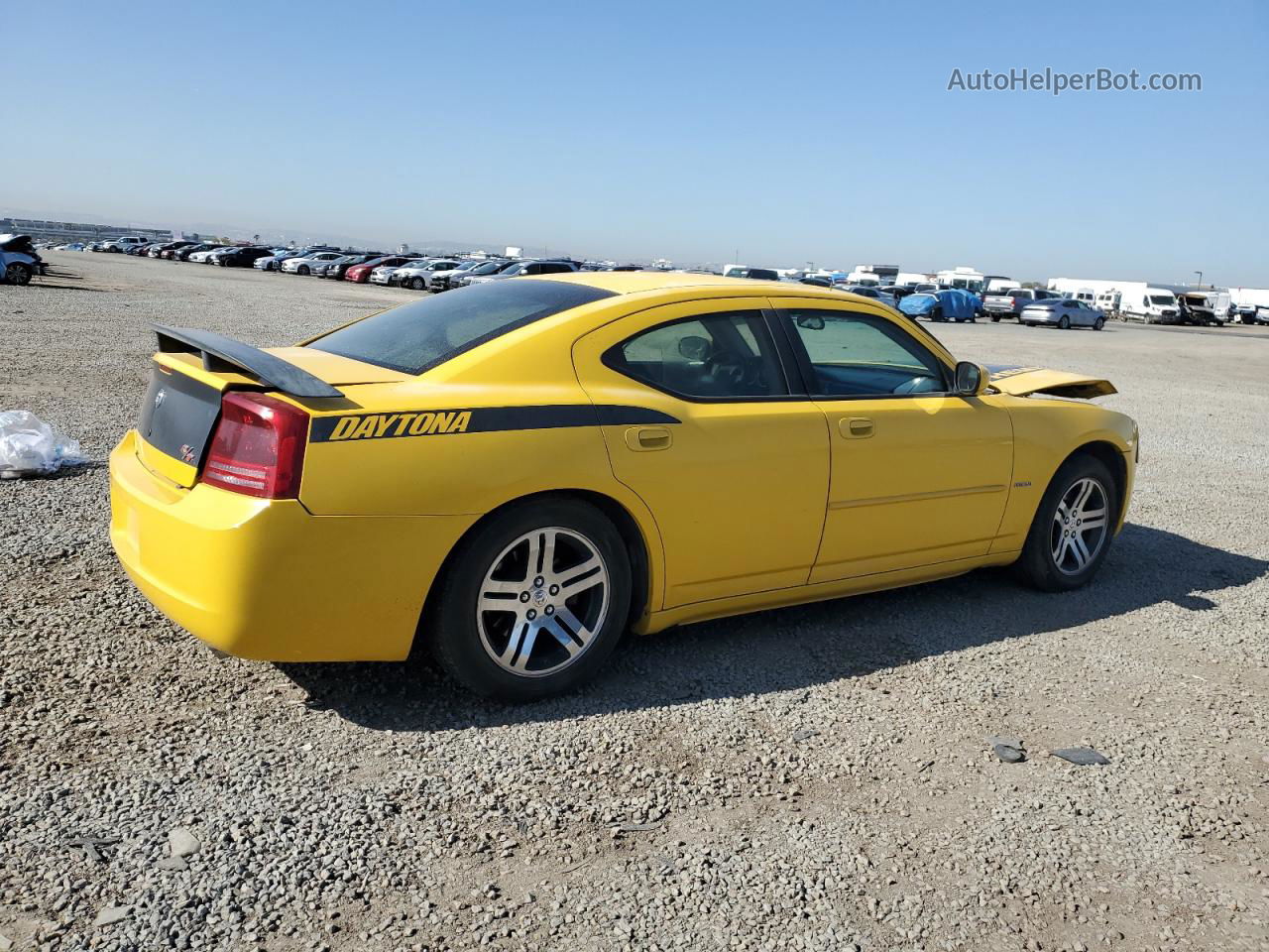 2006 Dodge Charger R/t Yellow vin: 2B3KA53H66H385347