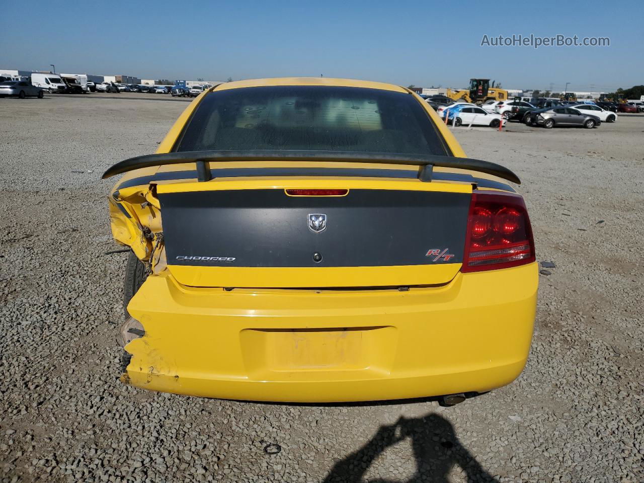 2006 Dodge Charger R/t Yellow vin: 2B3KA53H66H385347