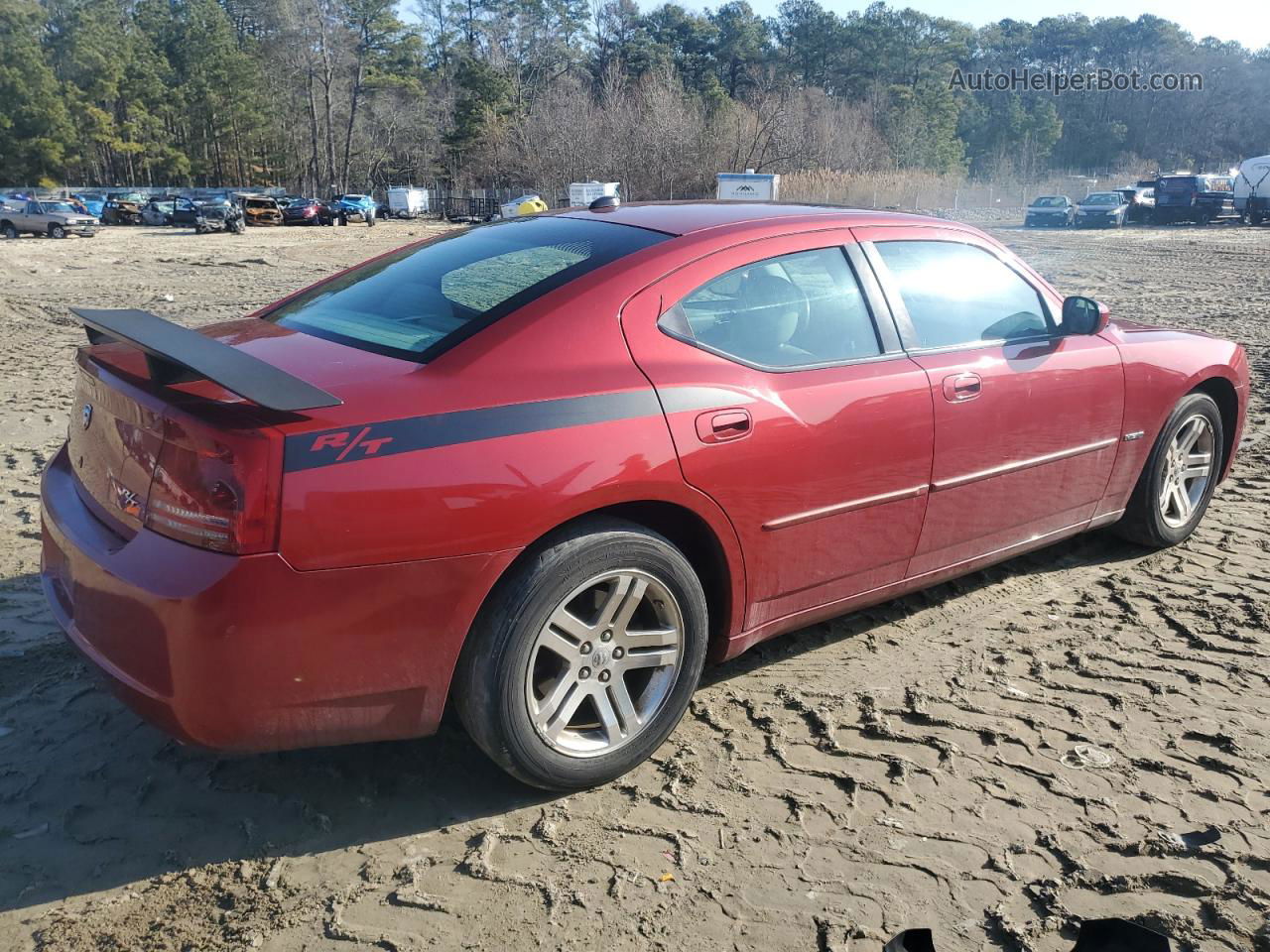 2006 Dodge Charger R/t Maroon vin: 2B3KA53H76H191751