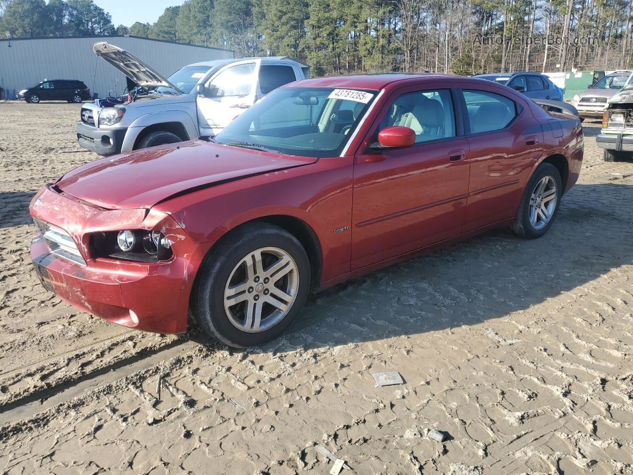 2006 Dodge Charger R/t Maroon vin: 2B3KA53H76H191751