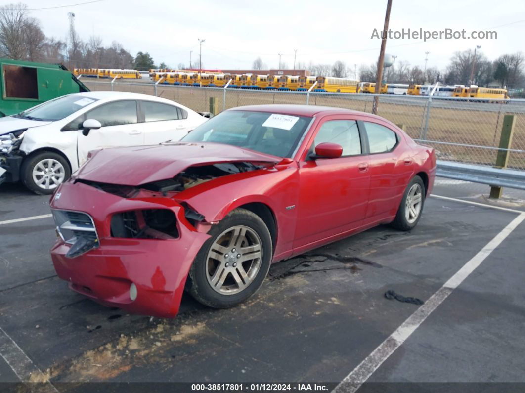 2006 Dodge Charger Rt Красный vin: 2B3KA53H76H302850