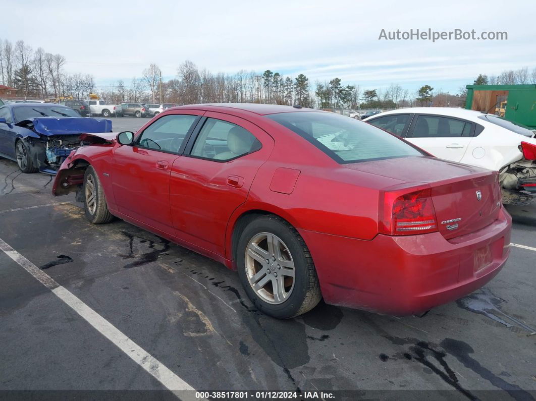 2006 Dodge Charger Rt Красный vin: 2B3KA53H76H302850