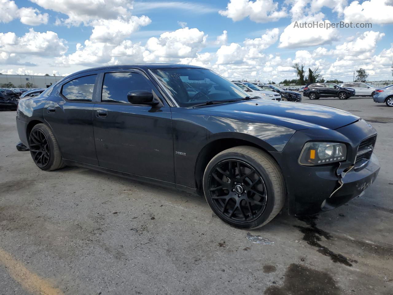 2006 Dodge Charger R/t Черный vin: 2B3KA53H76H312259