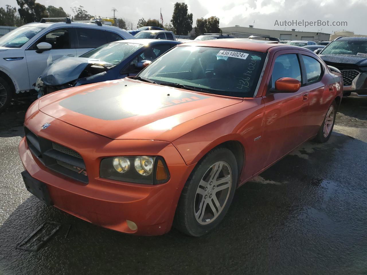 2006 Dodge Charger R/t Orange vin: 2B3KA53H96H288918