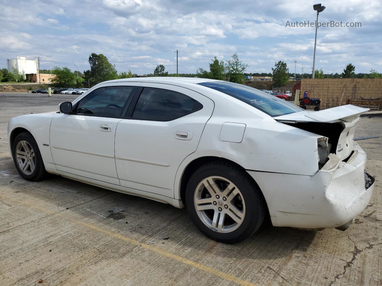 2006 Dodge Charger R/t Белый vin: 2B3KA53H96H399758