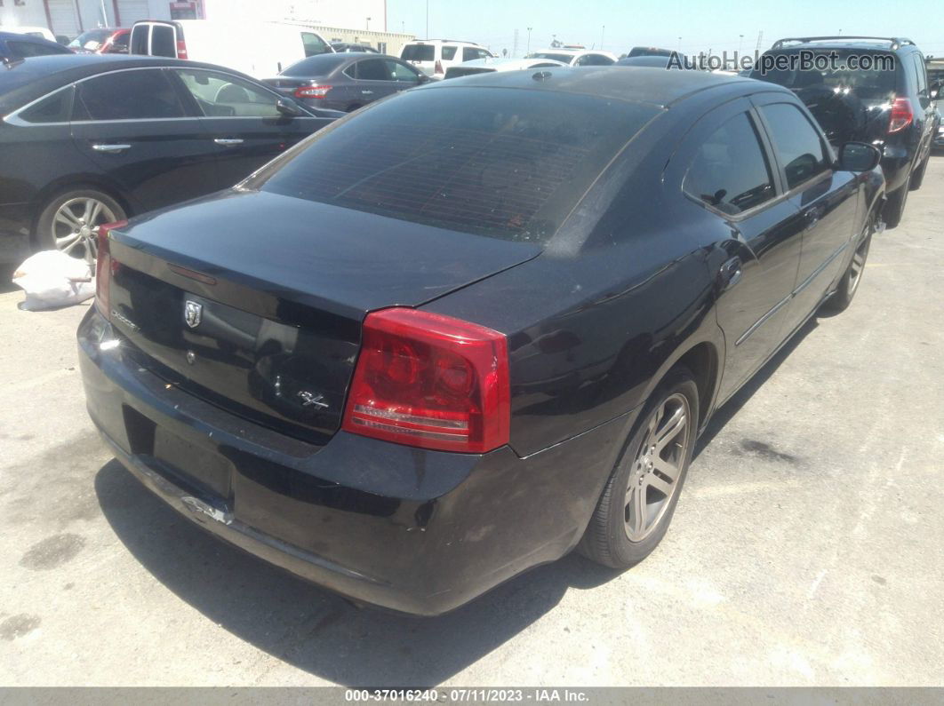 2006 Dodge Charger R/t Black vin: 2B3KA53HX6H304687