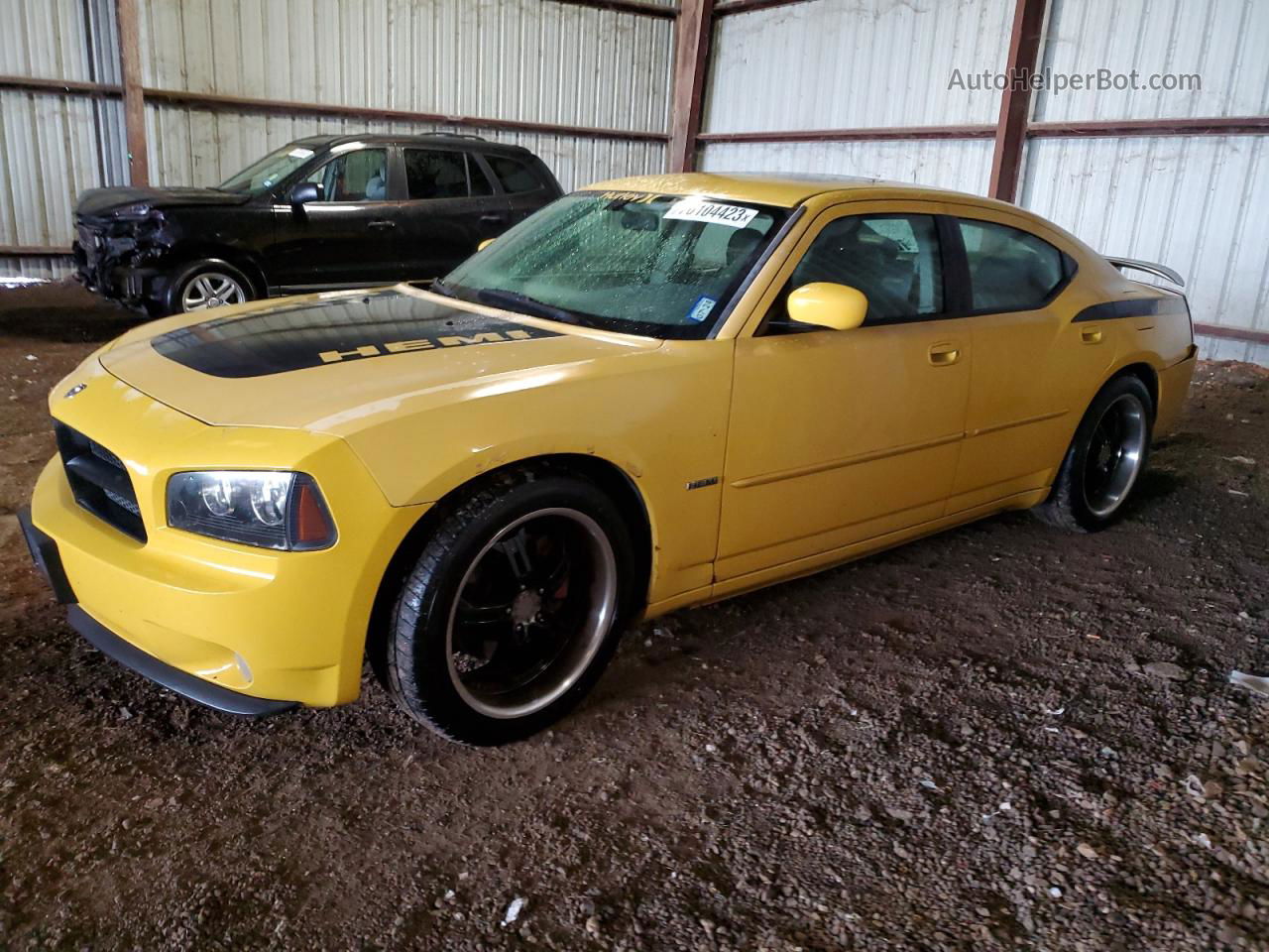 2006 Dodge Charger R/t Желтый vin: 2B3KA53HX6H373363