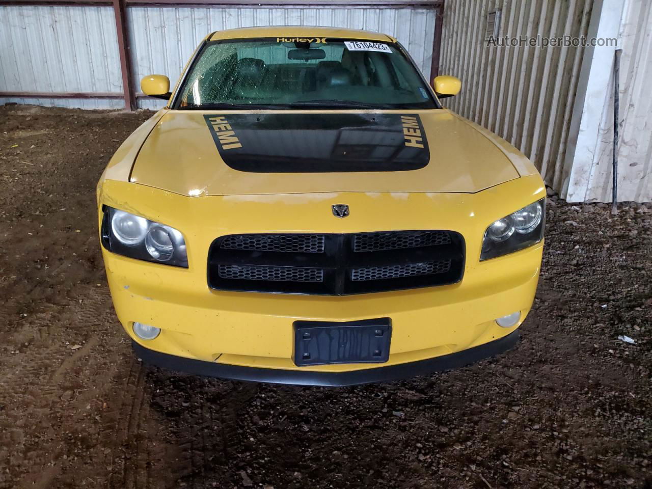 2006 Dodge Charger R/t Желтый vin: 2B3KA53HX6H373363