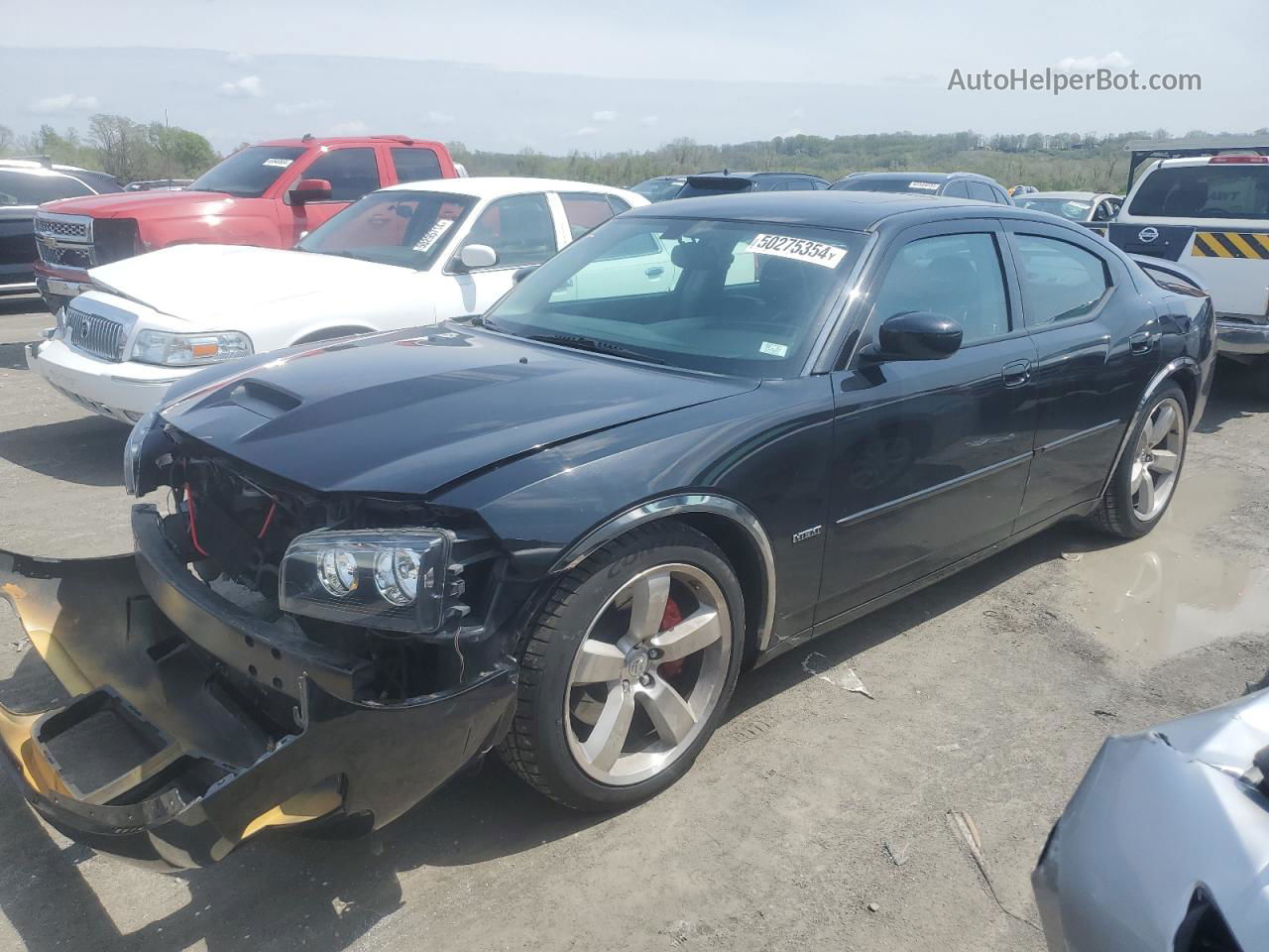 2006 Dodge Charger Srt-8 Black vin: 2B3KA73W56H369196