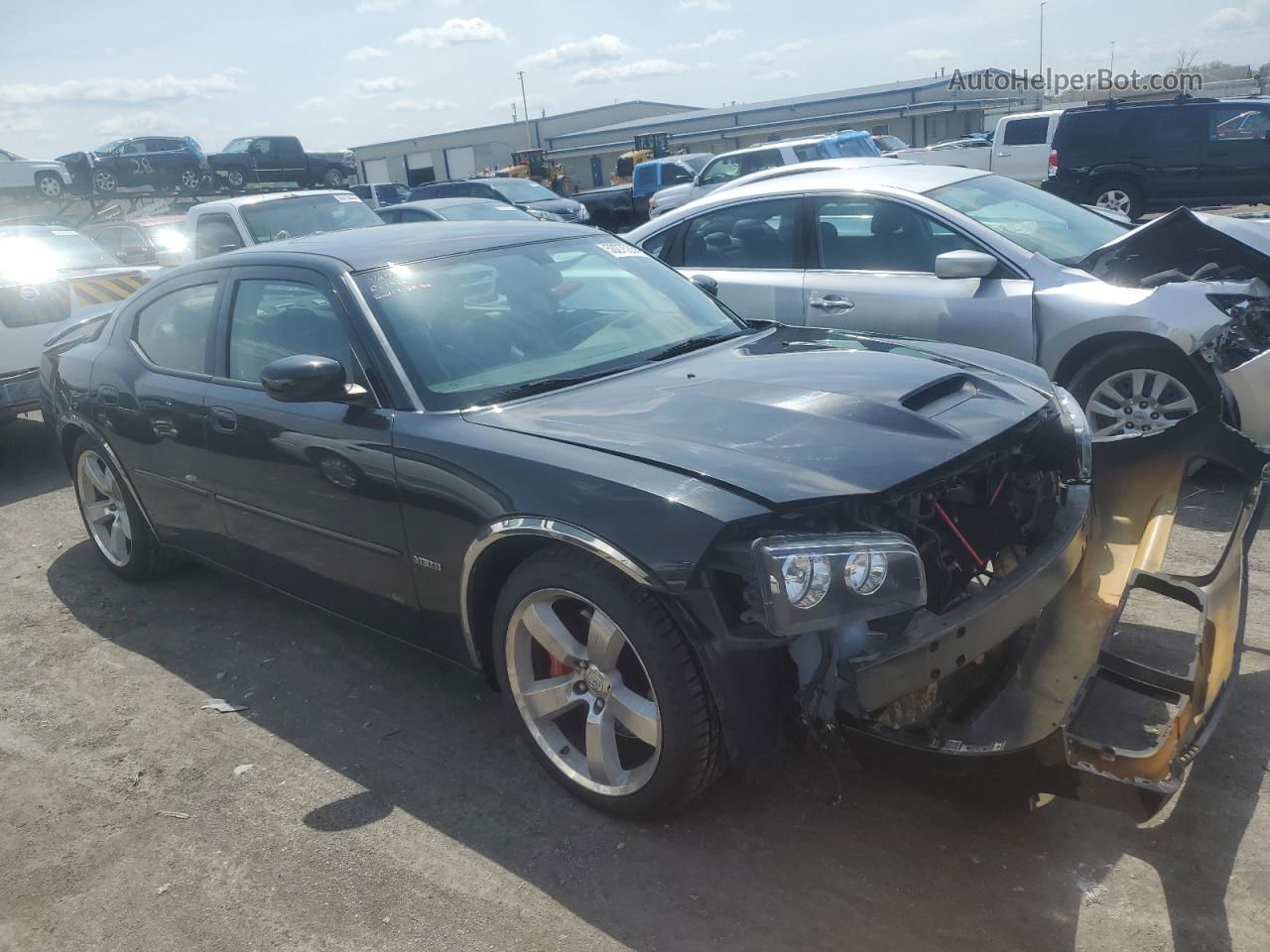 2006 Dodge Charger Srt-8 Black vin: 2B3KA73W56H369196