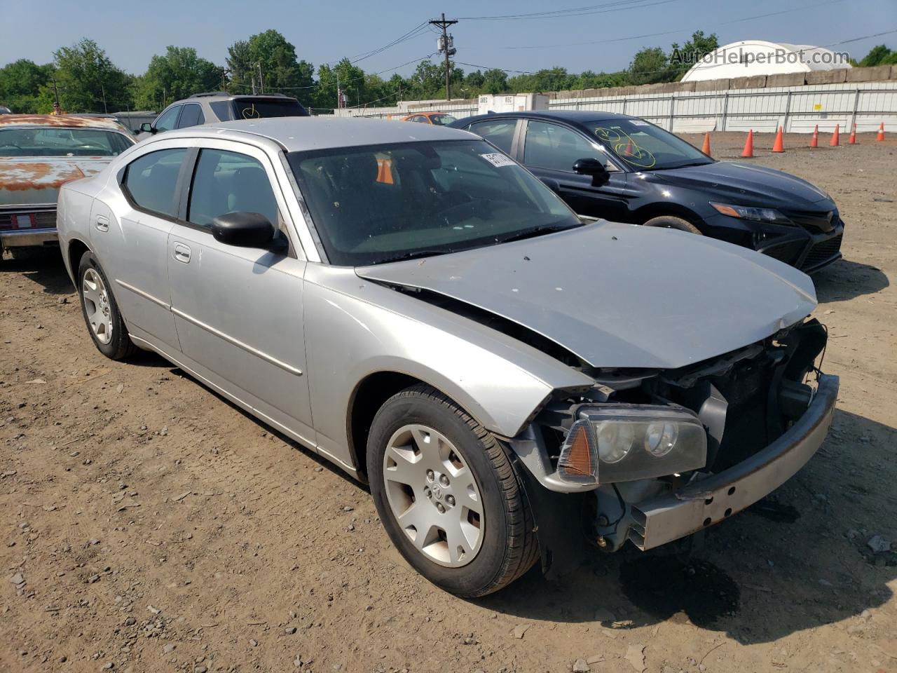 2006 Dodge Charger Se Silver vin: 2B3LA43R26H485601