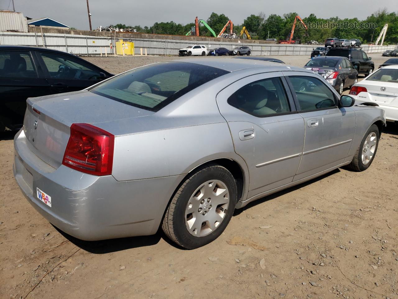 2006 Dodge Charger Se Silver vin: 2B3LA43R26H485601