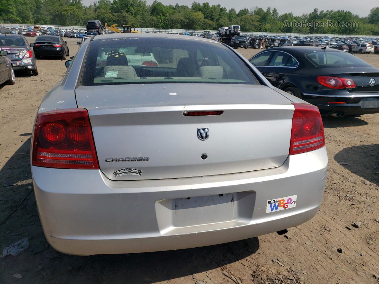 2006 Dodge Charger Se Silver vin: 2B3LA43R26H485601