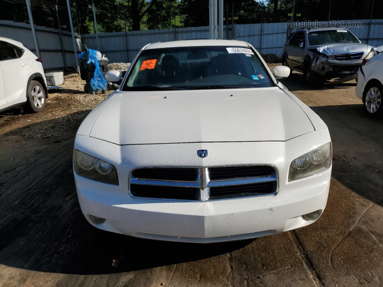 2006 Dodge Charger R/t Белый vin: 2B3LA53H16H489037