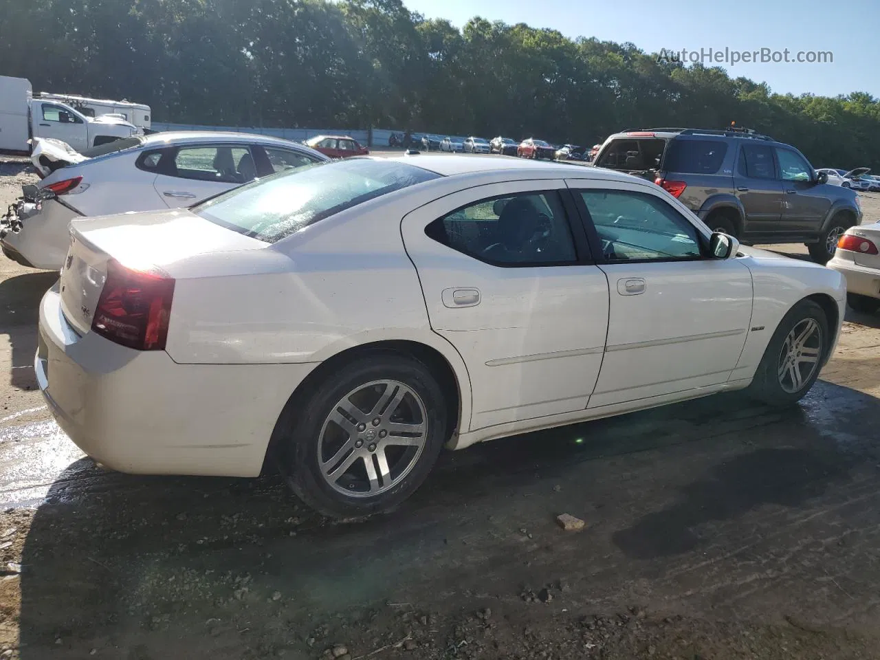 2006 Dodge Charger R/t Белый vin: 2B3LA53H16H489037