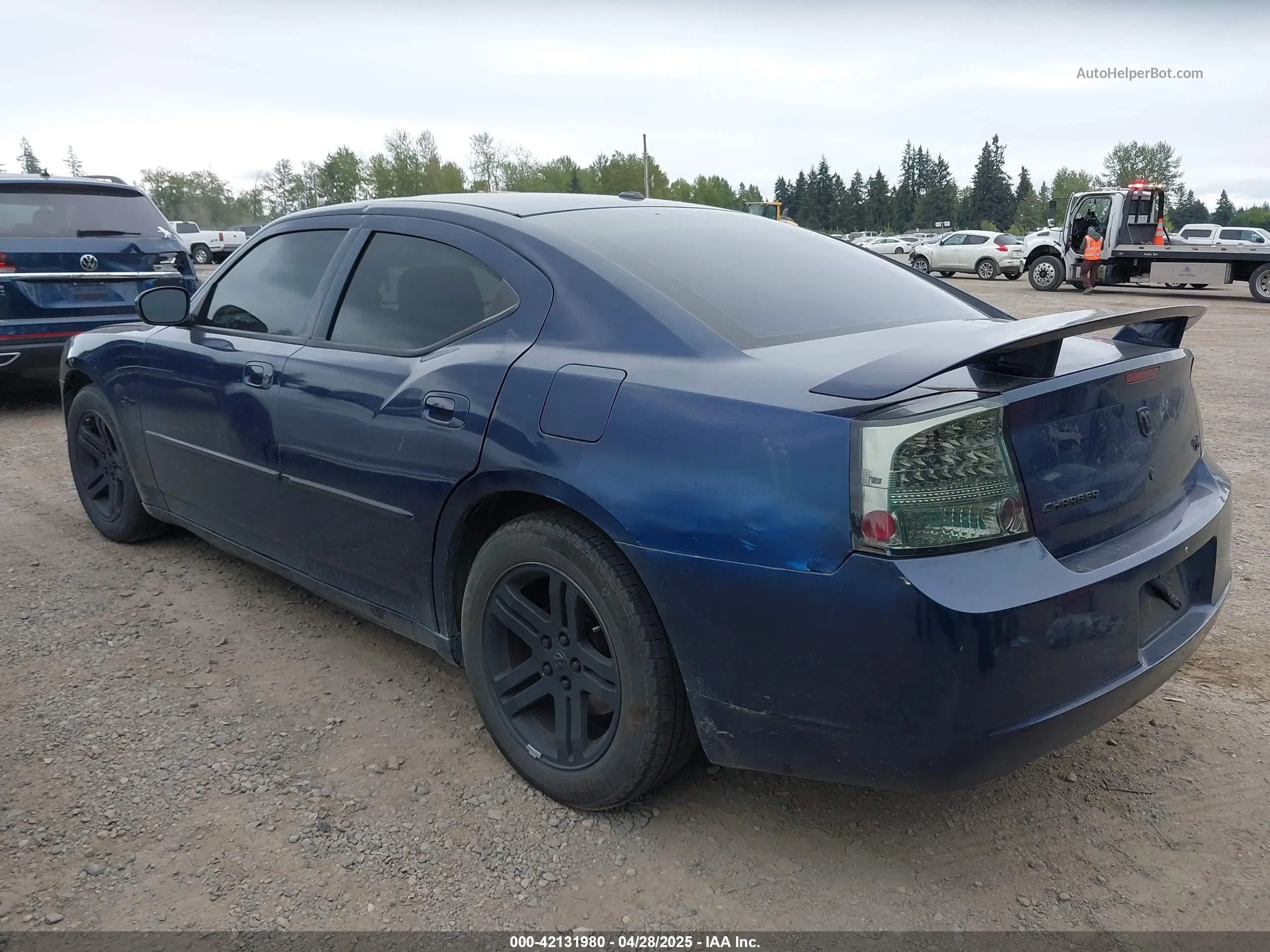 2006 Dodge Charger Rt Dark Blue vin: 2B3LA53H96H424114