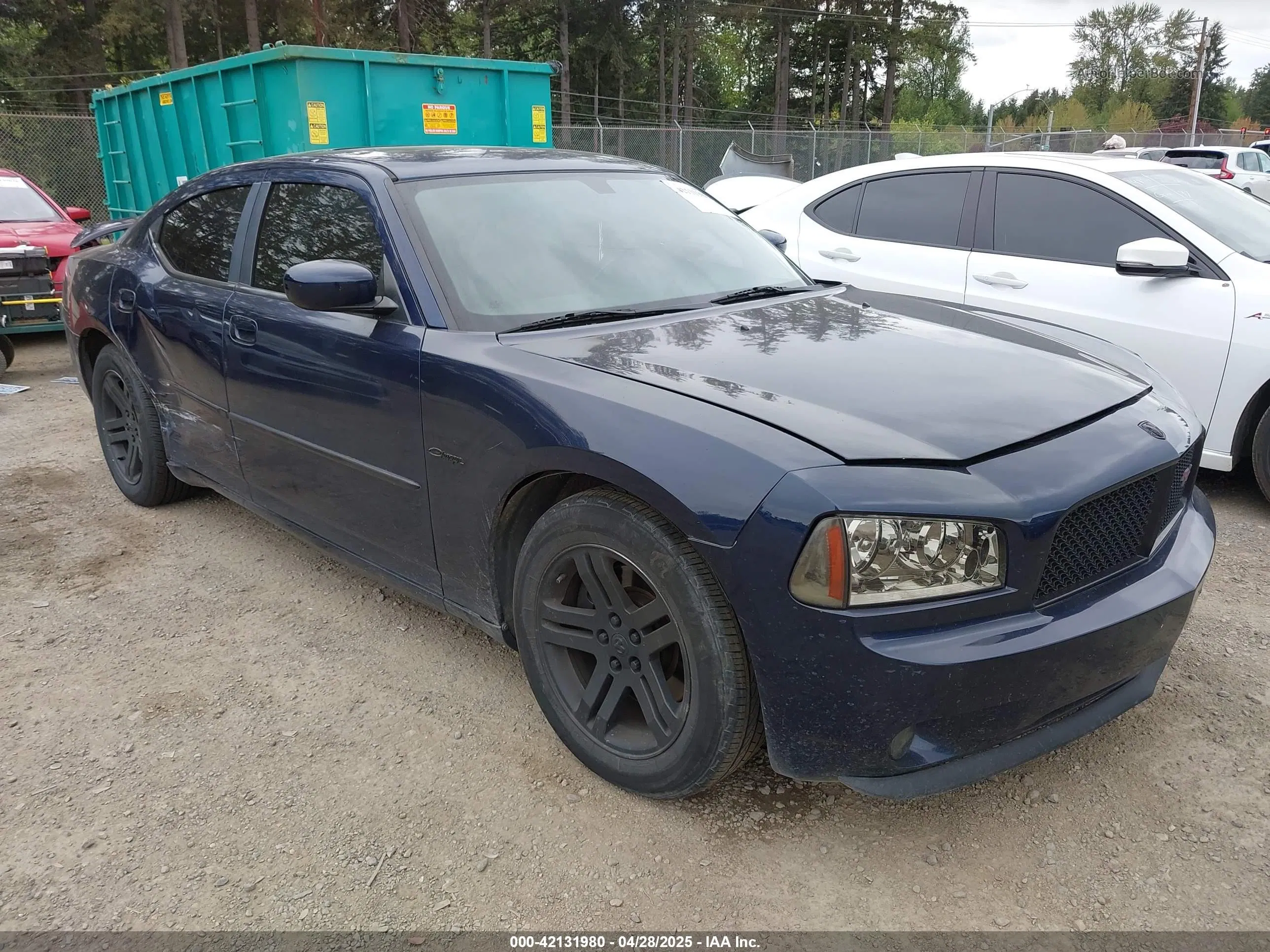 2006 Dodge Charger Rt Dark Blue vin: 2B3LA53H96H424114