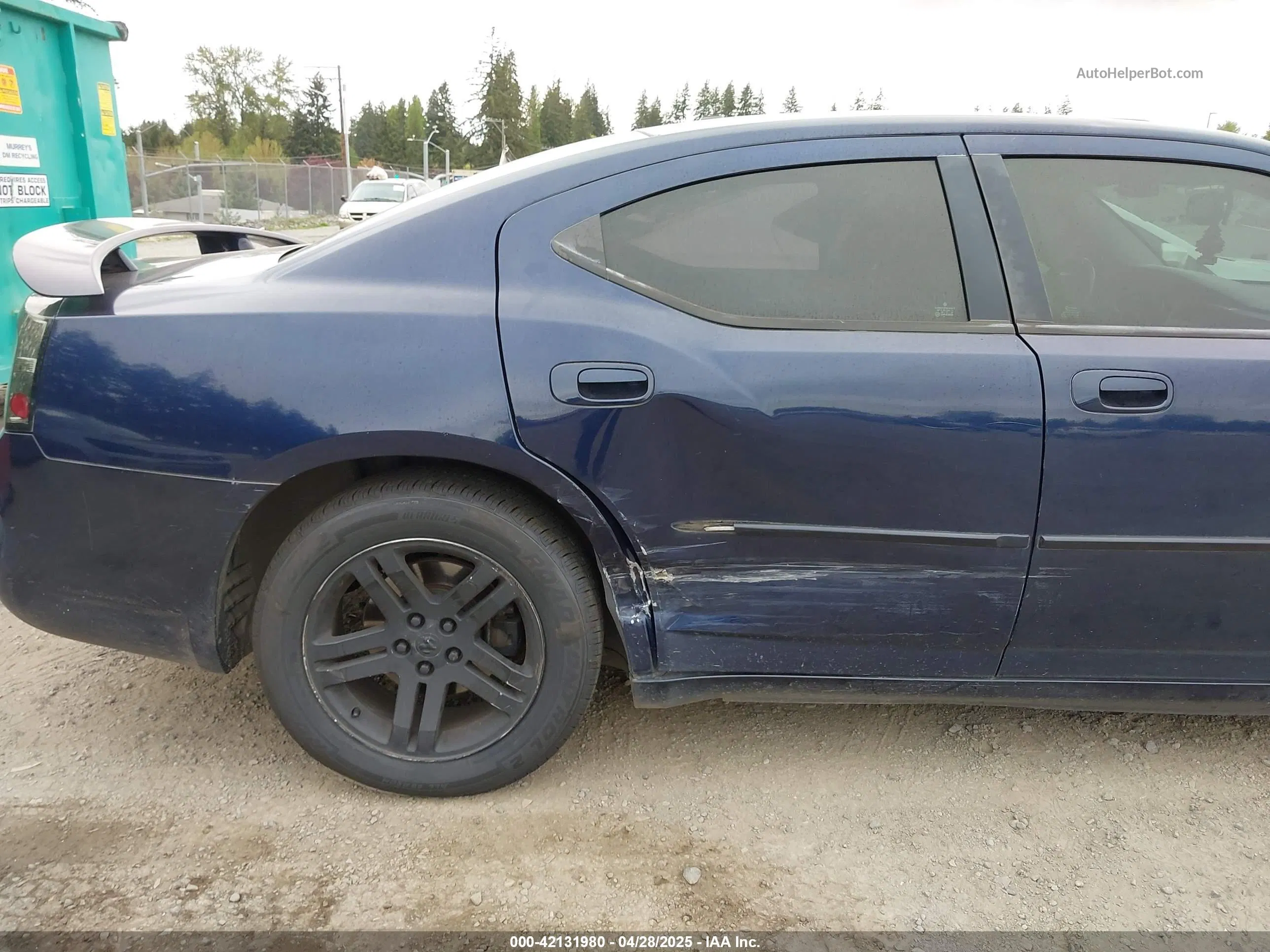 2006 Dodge Charger Rt Dark Blue vin: 2B3LA53H96H424114