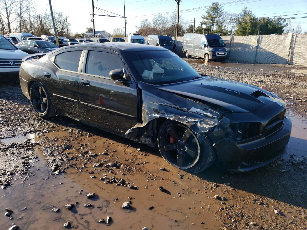 2006 Dodge Charger Srt-8 Black vin: 2B3LA73W26H508172