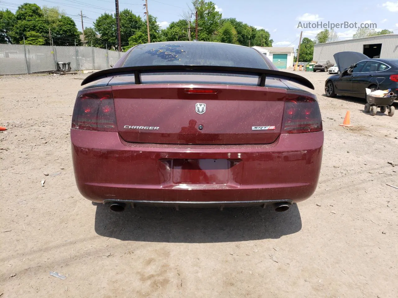 2006 Dodge Charger Srt-8 Burgundy vin: 2B3LA73W96H422034