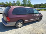 2000 Dodge Grand Caravan  Maroon vin: 2B4GP243XYR665819