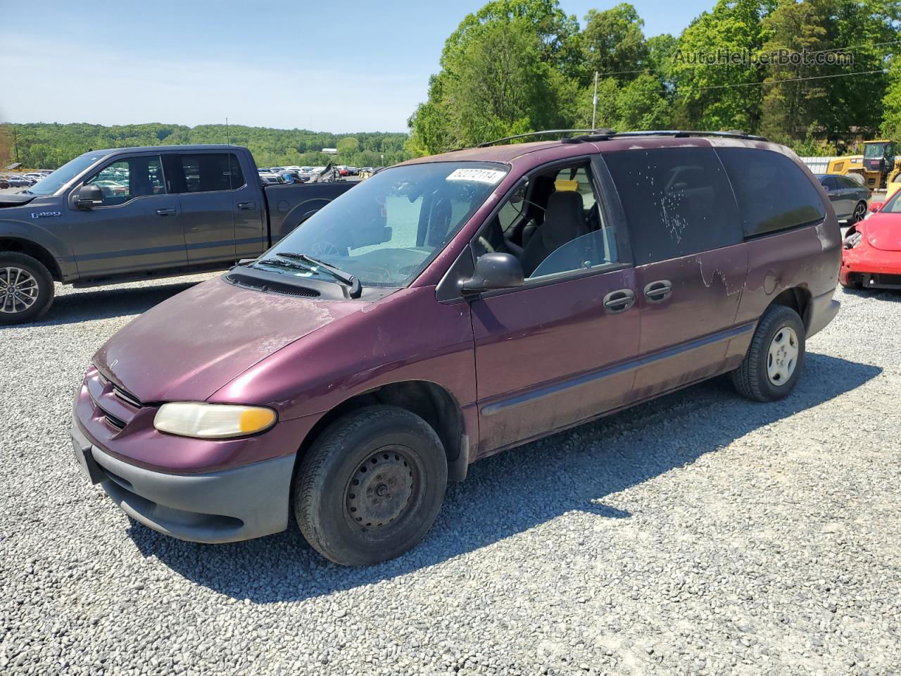 2000 Dodge Grand Caravan  Maroon vin: 2B4GP243XYR665819