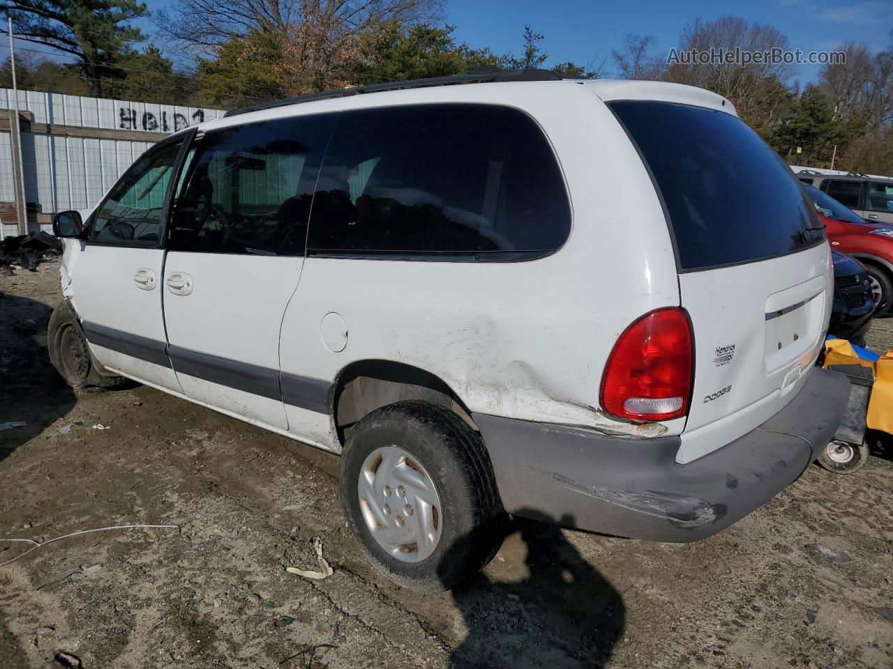 2000 Dodge Grand Caravan Se White vin: 2B4GP4432YR635810