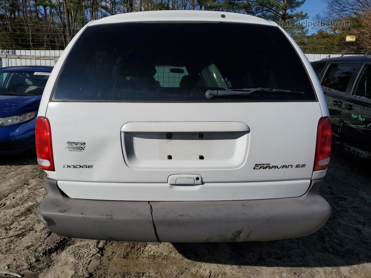 2000 Dodge Grand Caravan Se White vin: 2B4GP4432YR635810