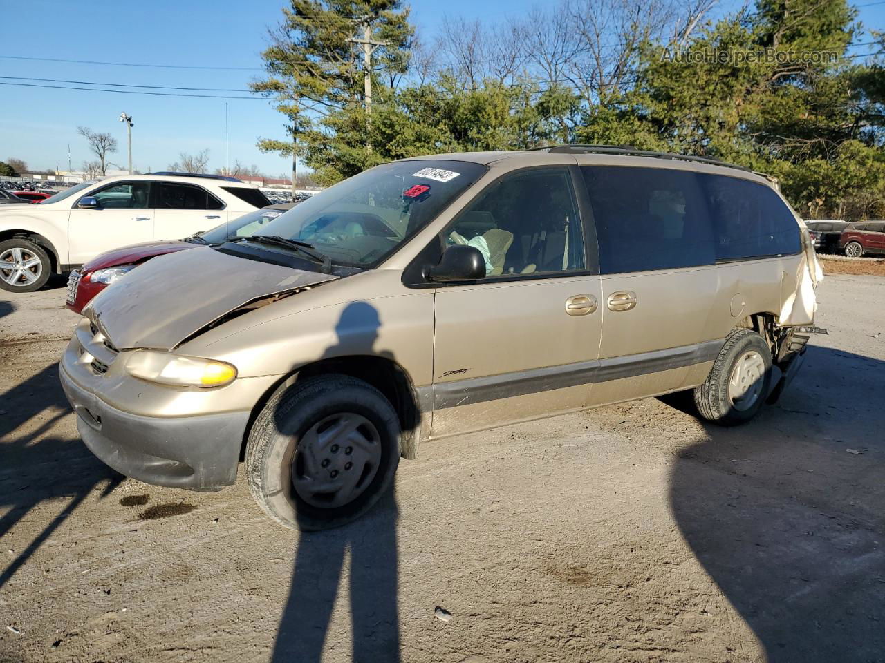 2000 Dodge Grand Caravan Se Золотой vin: 2B4GP4434YR691912