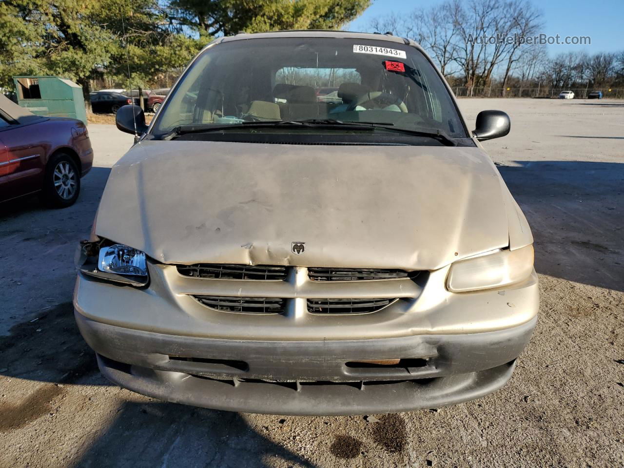 2000 Dodge Grand Caravan Se Золотой vin: 2B4GP4434YR691912