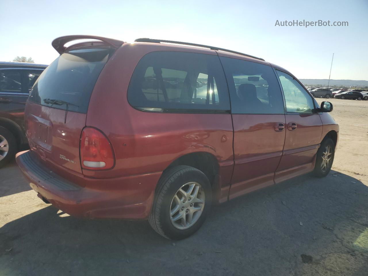 2000 Dodge Grand Caravan Se Red vin: 2B4GP44G1YR575649