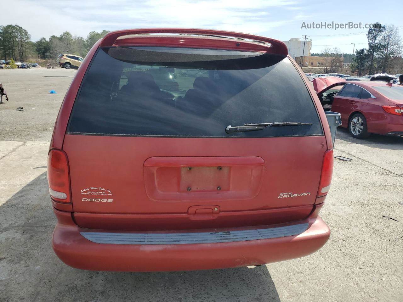 2000 Dodge Grand Caravan Se Burgundy vin: 2B4GP44G2YR631307