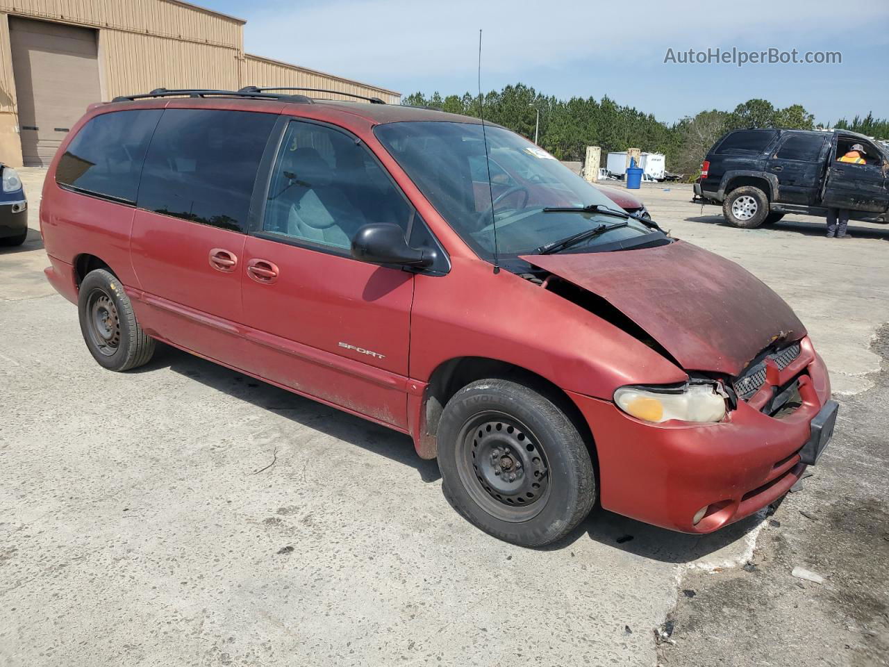 2000 Dodge Grand Caravan Se Burgundy vin: 2B4GP44G2YR631307