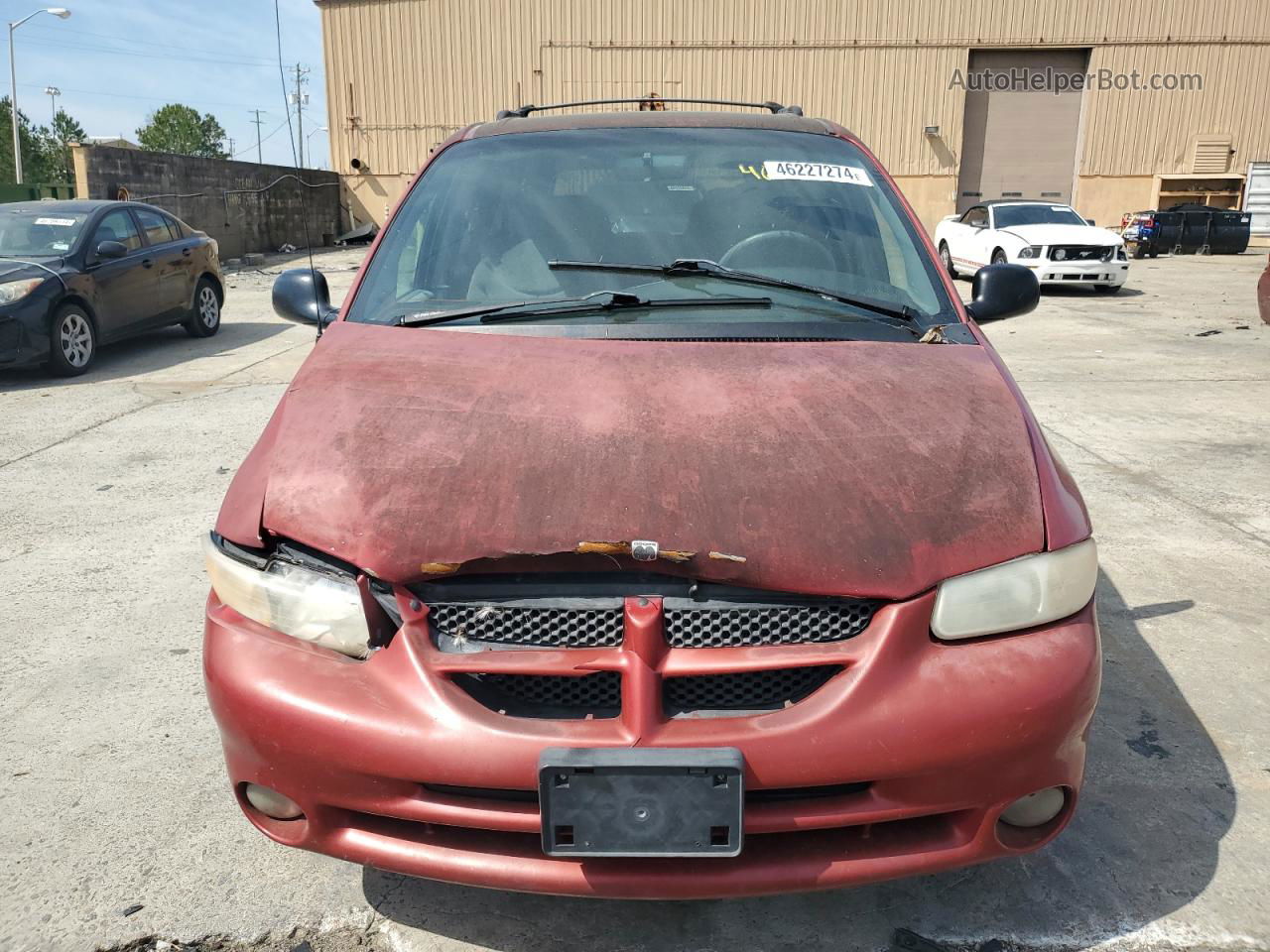 2000 Dodge Grand Caravan Se Burgundy vin: 2B4GP44G2YR631307