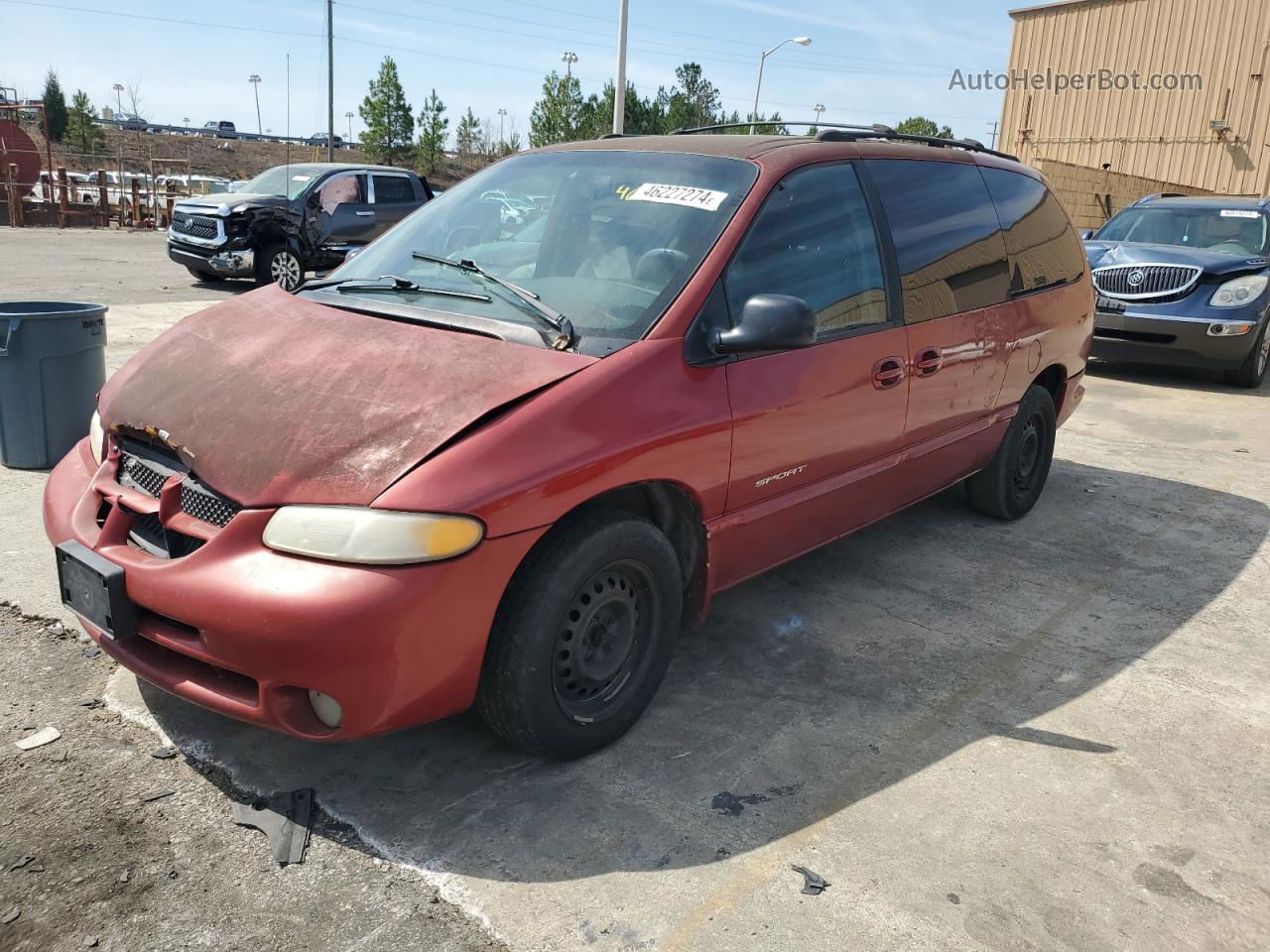 2000 Dodge Grand Caravan Se Burgundy vin: 2B4GP44G2YR631307